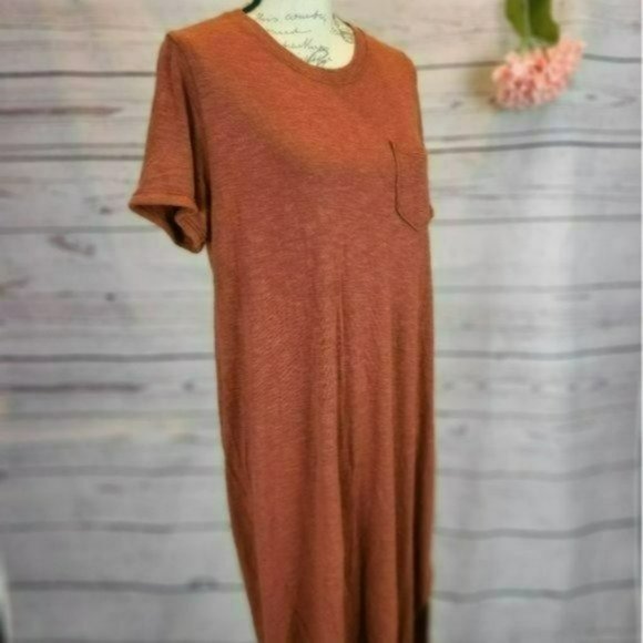 ♡3/$30♡ Jessica Simpson Midi T Shirt Dress -L - Picture 2 of 4